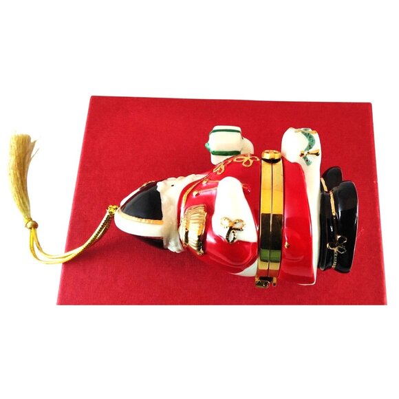 Lenox Marching Monarch Hinged Trinket Box Ornament Porcelain & Gold Accents - Picture 9 of 12